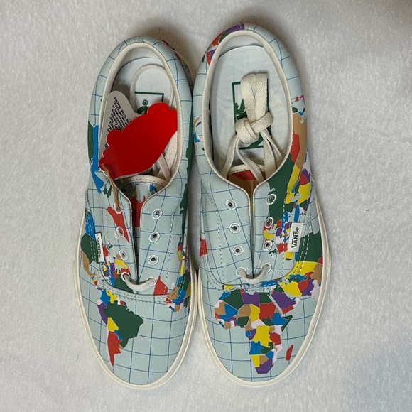 Vans Save Our Planet World Map Shoes - Picture 3 of 9